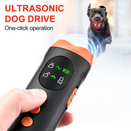 Handheld Ultrasonic Dog Barking Anti Bark Device Control Stop Repeller Trainer