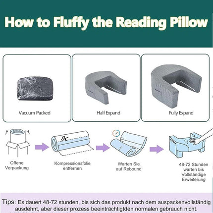 Reading Pillow Lap Desk Arm Rest Support Pad Table for Gaming Working Bed Sofa