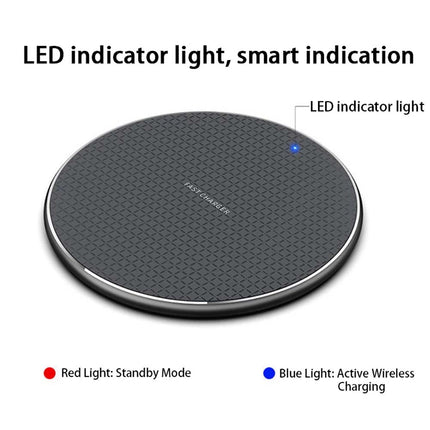 Wireless Charger 15W Fast Charging Pad For iPhone Samsung Android