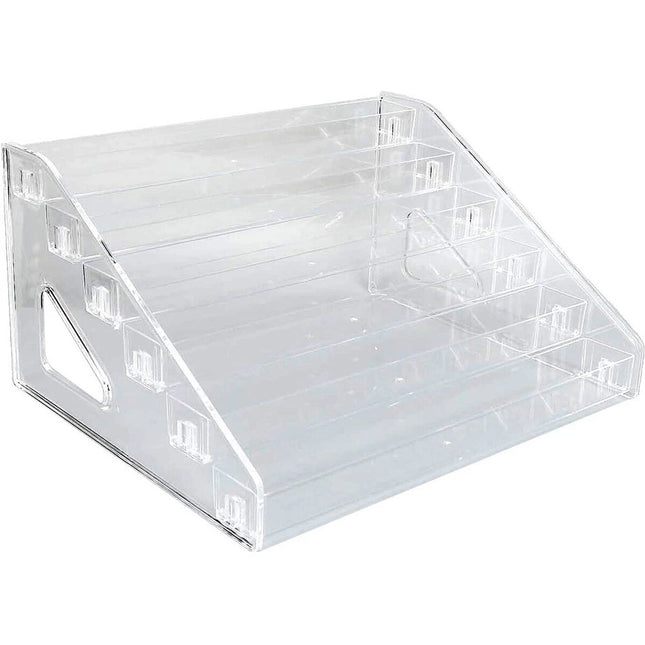 6Tier Nail Polish Organizer Stand Clear Storage Display Rack Box for Makeup