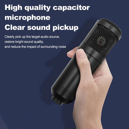 Home Studio Recording Kit Podcast Music Mixer Equipment Condenser Microphone Set