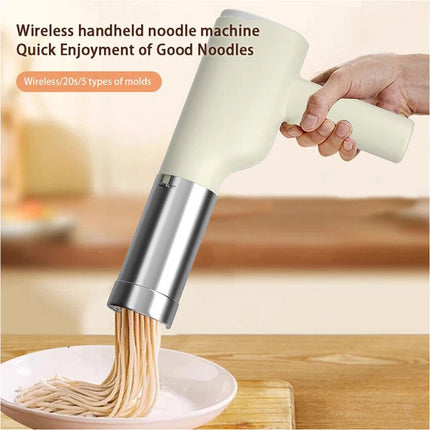 Electric Pasta Machine Noodle Maker Automatic Spaghetti Roller Handheld