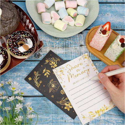 2 Sets Memory Cards Boxes, 50 Pcs Cards Each, Share a Memory Cards for Collections of Life