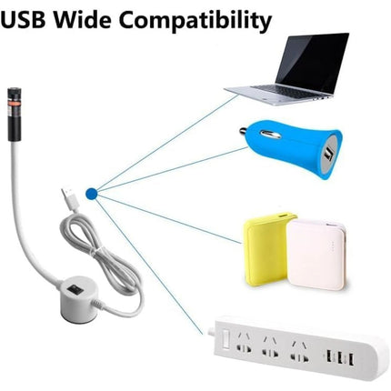 USB Positioning Laser Cross/Line Lamp w/ Magnetic Base Sewing Machine Cutting