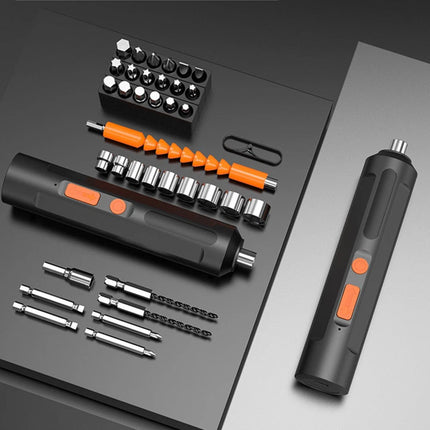 47Pcs Cordless Screwdriver Drill Driver Screw Bit Set Rechargeable Electric Tool