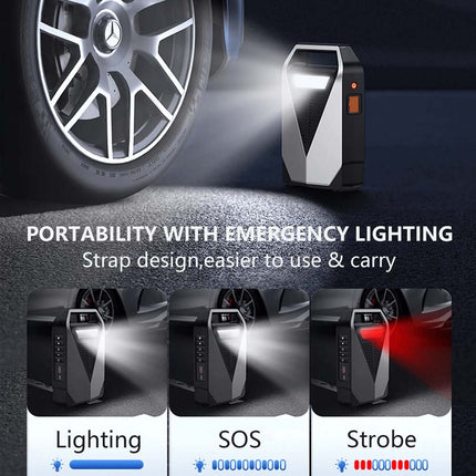 Portable Car Jump Starter 99800mAh Power Bank Pack Battery Charger Booster 12V