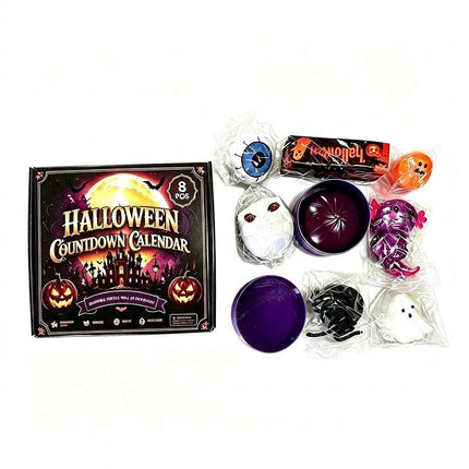 8PCS Sensory Squi-shy Blind Box Dumpling Squeeze Toy Halloween Relaxing Relieve