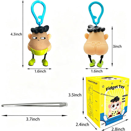 Hair Plucking Fidget Toy, Stress Relief Sensory Toy for Tactile Play