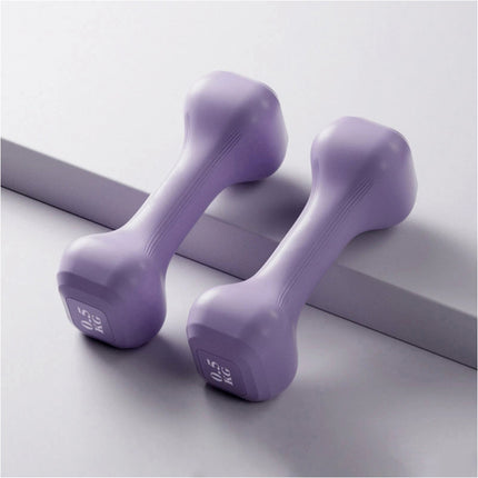 Women's Bone-Shaped Dumbbell Rubber Coated for Home Gym Use Fitness Equipment