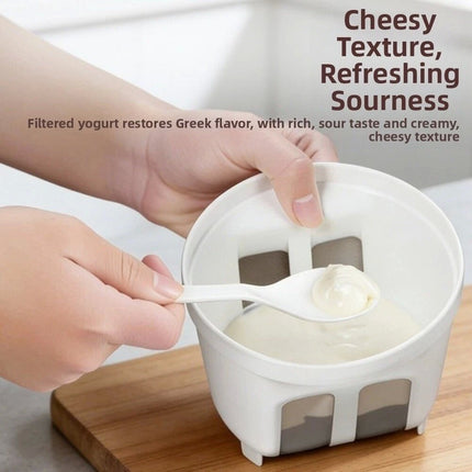 Stainless Steel Whey Separator Quick Strain Cheese Strainer Yogurt Making