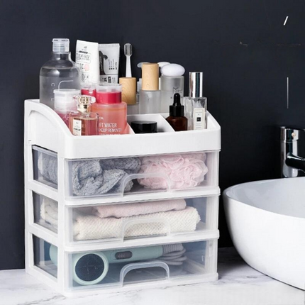 Multi-Drawers Makeup Organizer Container Box Cosmetic Storage Box Desk Lipstick