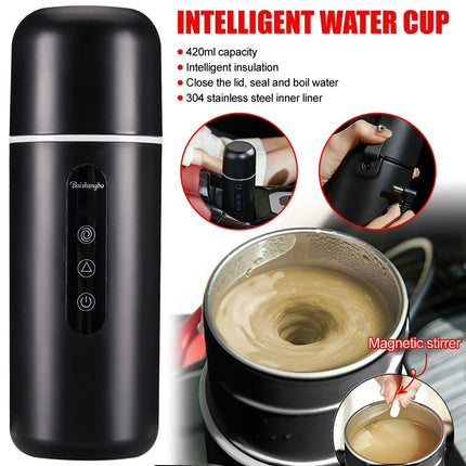 420ML Car Truck  Travel Electric Kettle Portable Coffee Tea Heated Cup