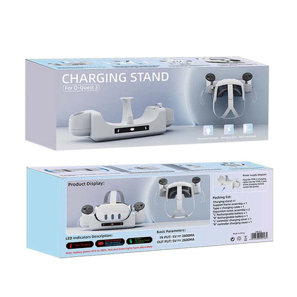 For Meta Quest 3 Accessories VR Handle Controller Storage Dock Charging Stand