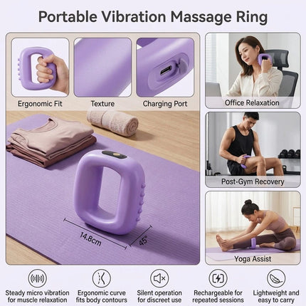 Full-Body Fascia Ring Exercise Vibration Fitness Massager Adjustable Massager