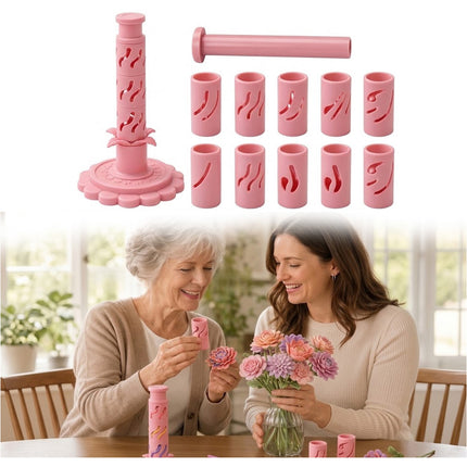 3D Printed Modular Clay Bloom Maker Clay Bloom Shaping Sleeves Gift Making