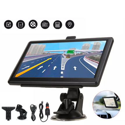 7'' Inch Portable Truck Car  Navigation Lifetime Free AU Map Updates Sat Nav