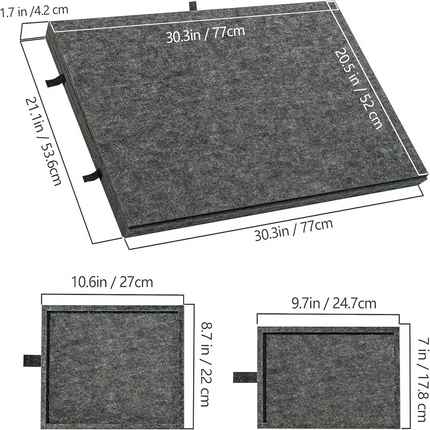 1000 PCS Felt Tilting Puzzle Board With 2-in-1 Designed Stand 6 Drawers Storage