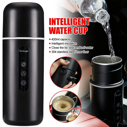 12V/24V Car Travel Water Heating Bottle Electric Travel Mug