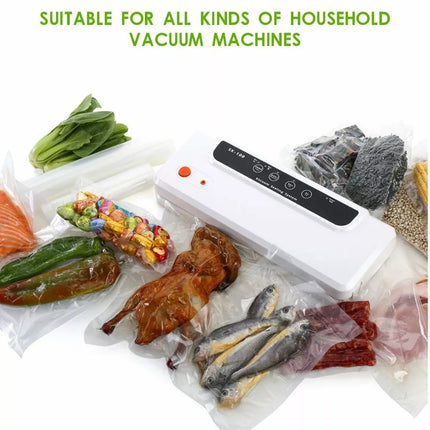 10 Rolls Vacuum Food Sealer Roll Bags 6mx28cm Saver Seal Storage Heat Commercial