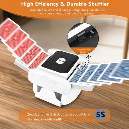 Automatic Card Shuffler Machine Rechargeable Playing Card Poker Sorter
