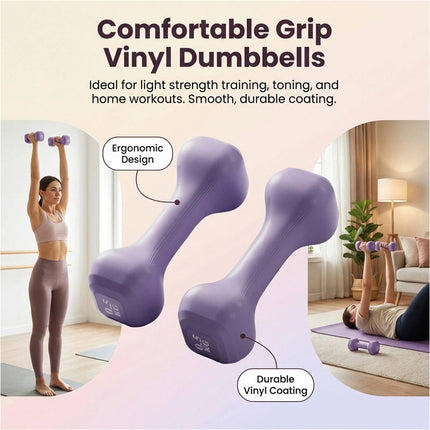 Women's Bone-Shaped Dumbbell Rubber Coated for Home Gym Use Fitness Equipment