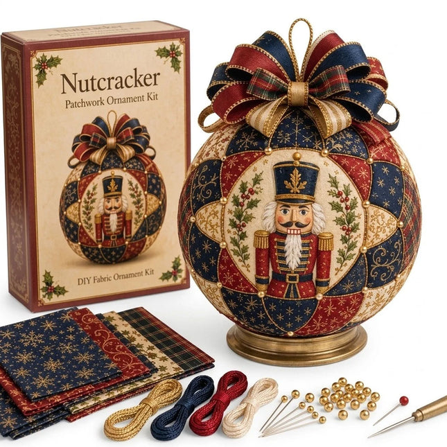 Christmas Classics Patchwork Ornament DIY Kit,  The Nutcracker   Patchwork Ornament Kit