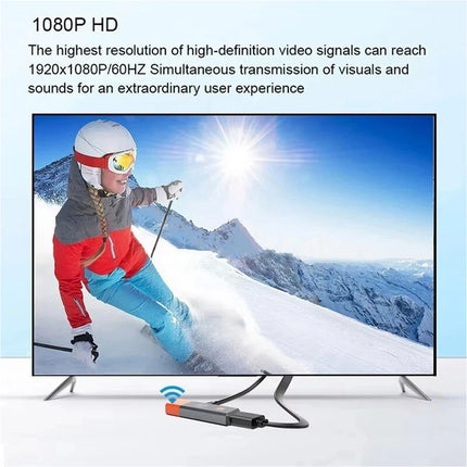 1080P 50M Wireless HDMI Extender Transmitter Receiver Adapter TV Stick Dongle