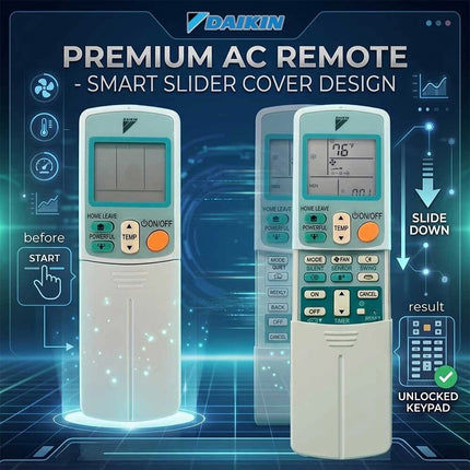 All-in-One Universal Replacement AC Remote Control for Daikin Air Conditioner