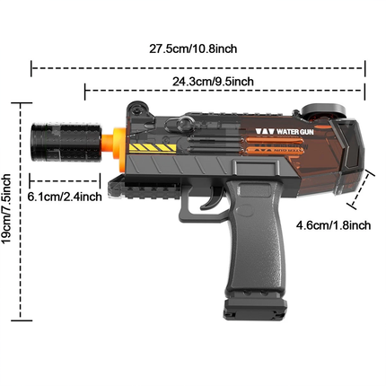 Electric Water Blaste Automatic Water Pistol Blaster Squirt  Dual Shooting Mode