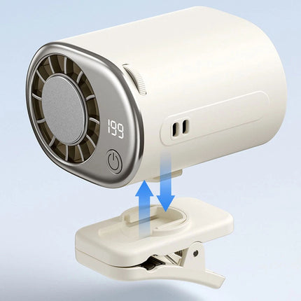 Car Clip On Air Conditioner Fan with 16°C Semiconductor Cooling Chips 199 Speeds
