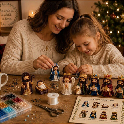 3D Beaded Craft Kit Classic Christmas Collection Gift