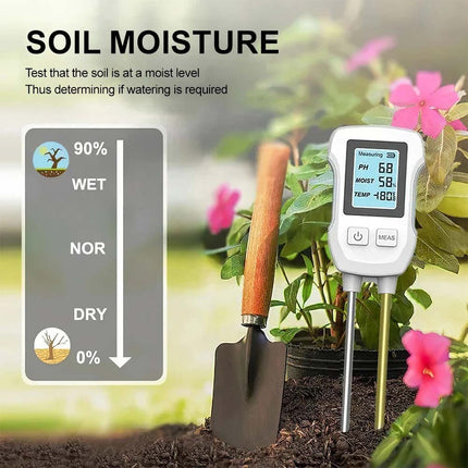 3 in 1 Digital LCD Soil Tester PH/Moisture/Temperature High Accuracy Soil Meter