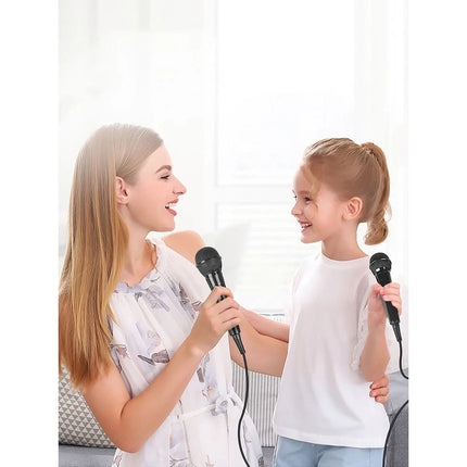 Handheld Wired Microphone Cardioid Dynamic Vocal Mic with 3M Cable for Karaoke