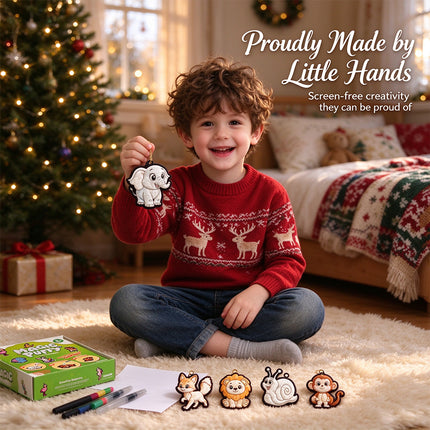 Christmas Gifts Magic Puffy Paint 3D Foam Texture Painting Kit DIY Bubble Drawing Pens Art Set