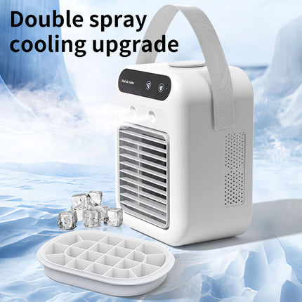 USB Mini Air Cooler Fan, Desktop Misting Fan, Portable Cooling Fan