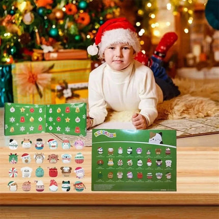 Advent Calendar 24 Days Squishmallows 2.5'' Micromallows 2026 Christmas Holiday (1pcs)