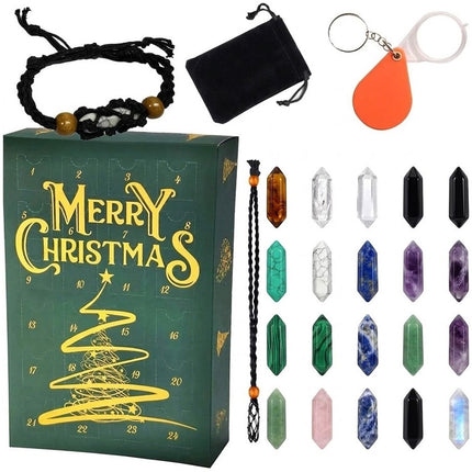 Crystal Advent Calendar 24 Days Of Crystals And Healing Stones Kit Christmas