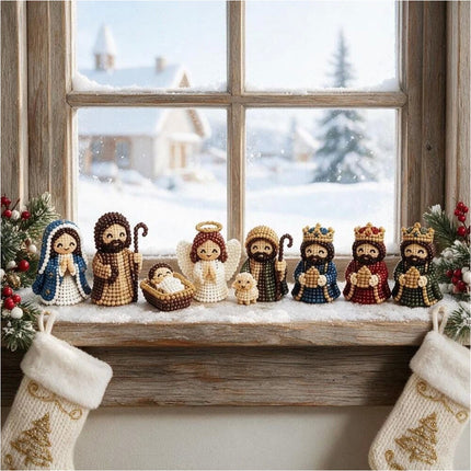 3D Beaded Craft Kit Classic Christmas Collection Gift