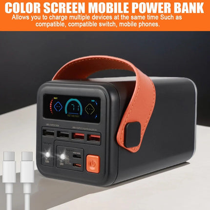 60000mAh Bank Power 36W PD QC Fast Charging for phone Outdoor Camping Power Supp