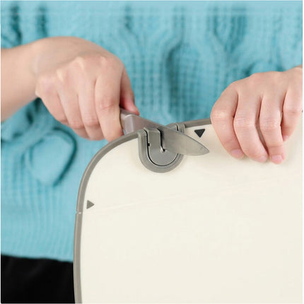 White Multi-purpose 6-in-1 Food Prep Board Portable Kitchen Cooking Tool