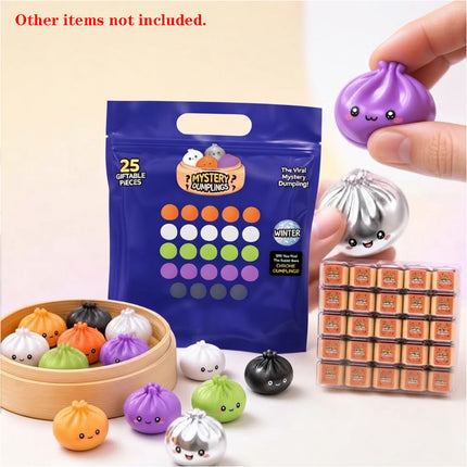 Crazy Fun Extra Mini Mystery Dumpling Chrome Edition 25 Pack Xmas Gift