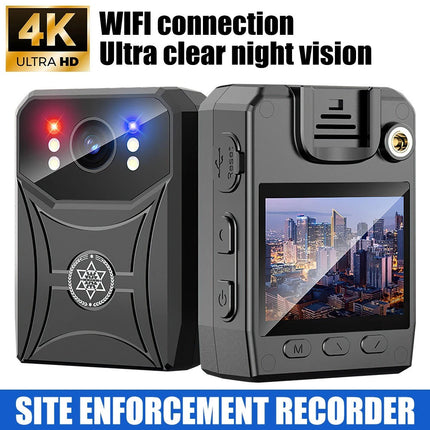 18 Hour 1080P Camcorder Mini Police Body Camera HD 120° Video DVR IR Night Cam