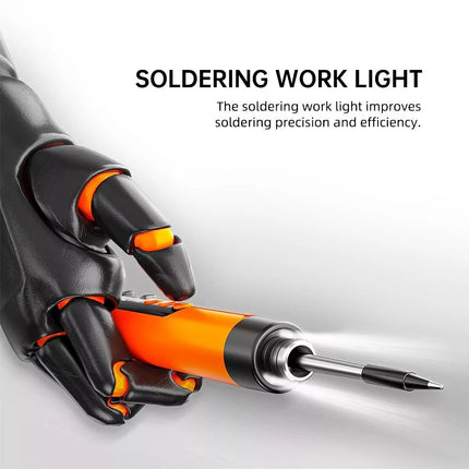Cordless Soldering Iron Kit Usb Rechargeable Digital Display 5-speed Temperature