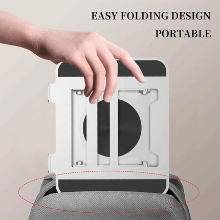 360 Degree Rotating Laptop Stand Height Adjustable Carbon Steel