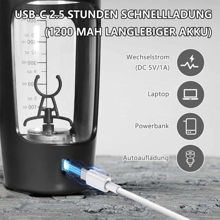 Electric Portable Blender Protein Shaker Mixer Cup Bottle Drink USB Rechargeable
