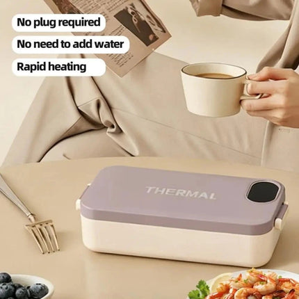 Heating Function Food Warmer 900ml Capacity Hot Meal Container School