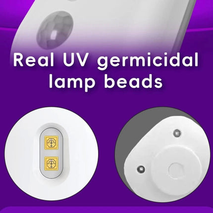 Motion Sensor Activated Toilet UV Sanitizer Toilet Night Light Bathroom