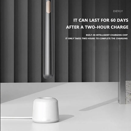 Sonic Toothbrush Rechargeable Electric Toothbrush with 2 Brush Heads  (Space Grey)
