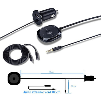 Bluetooth Car Adapter 3.5mm AUX Adapter Wireless Stereo Audio Music Receiver