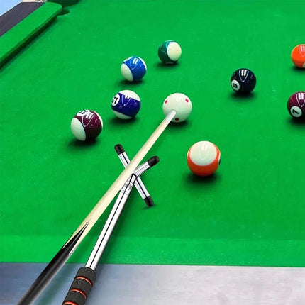 4PCS Pool Snooker Billiard Table Cue Rest Cross and Spider Jigger Brass Set AU